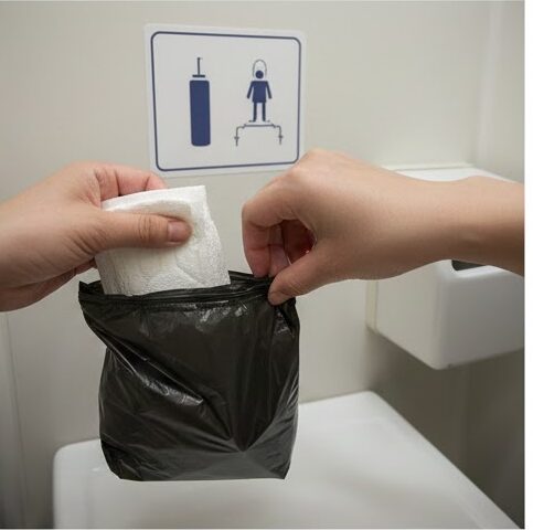 災害時の生理用品の捨て方と備蓄やトラブル対策