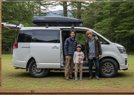 車中泊での4人の寝方と快適なレイアウト