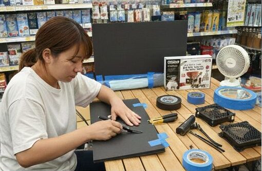 車中泊用換気扇をプラダンで作る具体的な手順とコツ