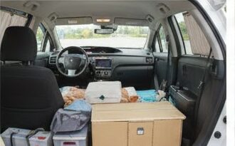 プリウスαの車中泊を快適にする便利グッズ